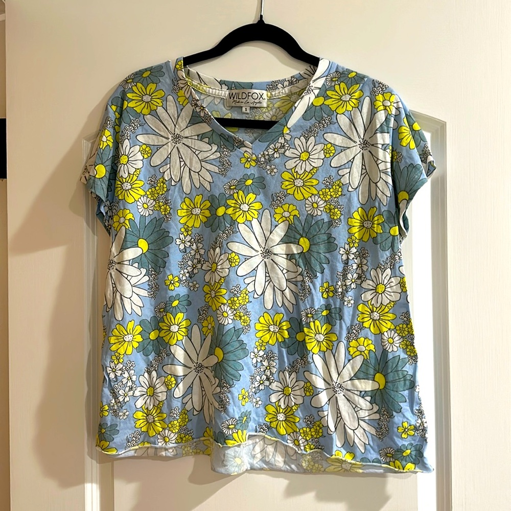 Wildfox Couture DAISY WALLPAPER  t-shirt size S